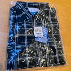 NWT Columbia Men’s Vapor Ridge long sleeve button down shirt Size Large